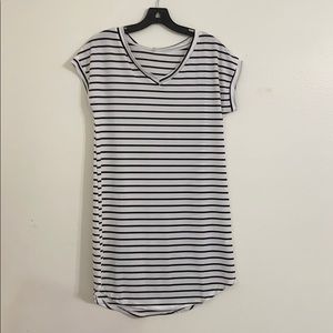 Striped T-Shirt Dress